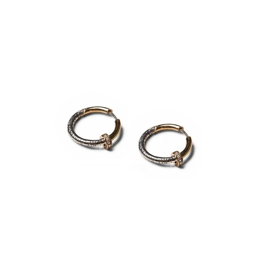 'Neon' hoops with fringes NEON | OR CERFRA MOP ARG